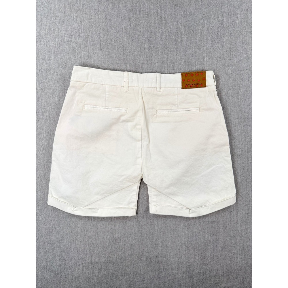 Scotch & Soda Scotch RBelle Girls White Chino Shorts Size 14 129646 NEW - Picture 6 of 9
